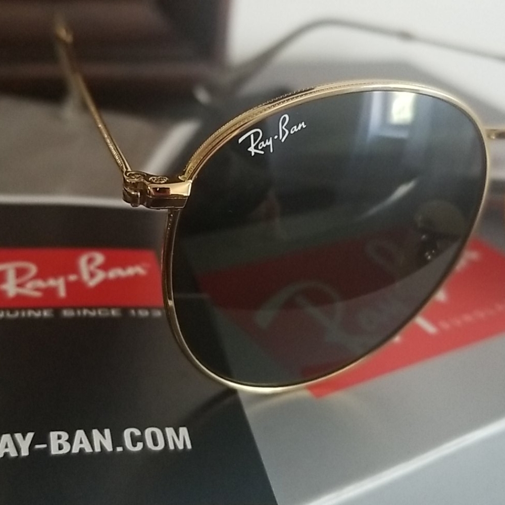 Brand New Ray-Ban RB3447 Round Metal 001 - Picture 3 of 7